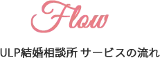 ULP結婚相談所サービスの流れ